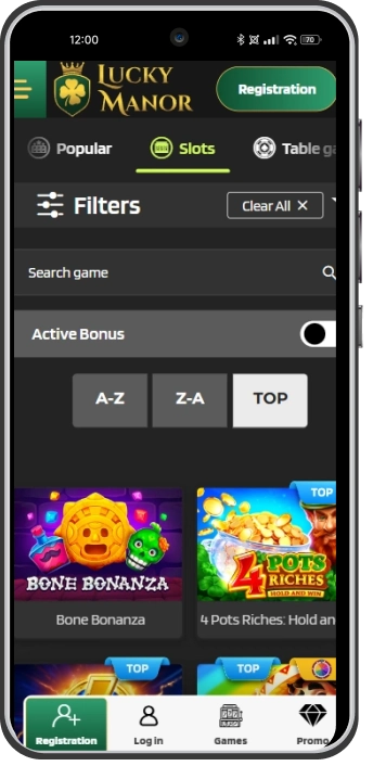 lucky manor casino slots games